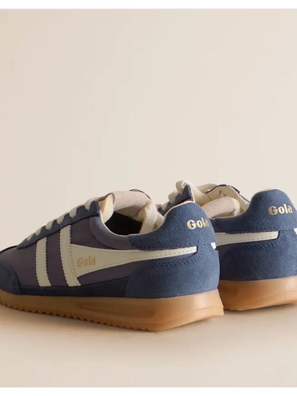 Gola Women’s Firefly Leather Sneakers NWB Size 7 - Picture 3 of 12